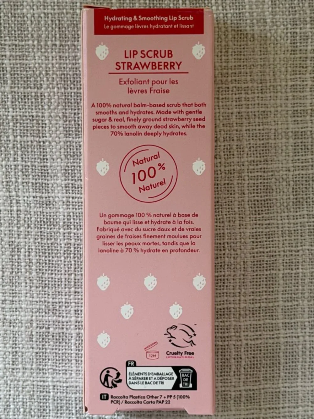 Lanolips lip scrub